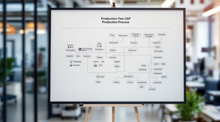 Mapa procesu produkcyjnego – jak stworzyć skuteczną mapę procesów